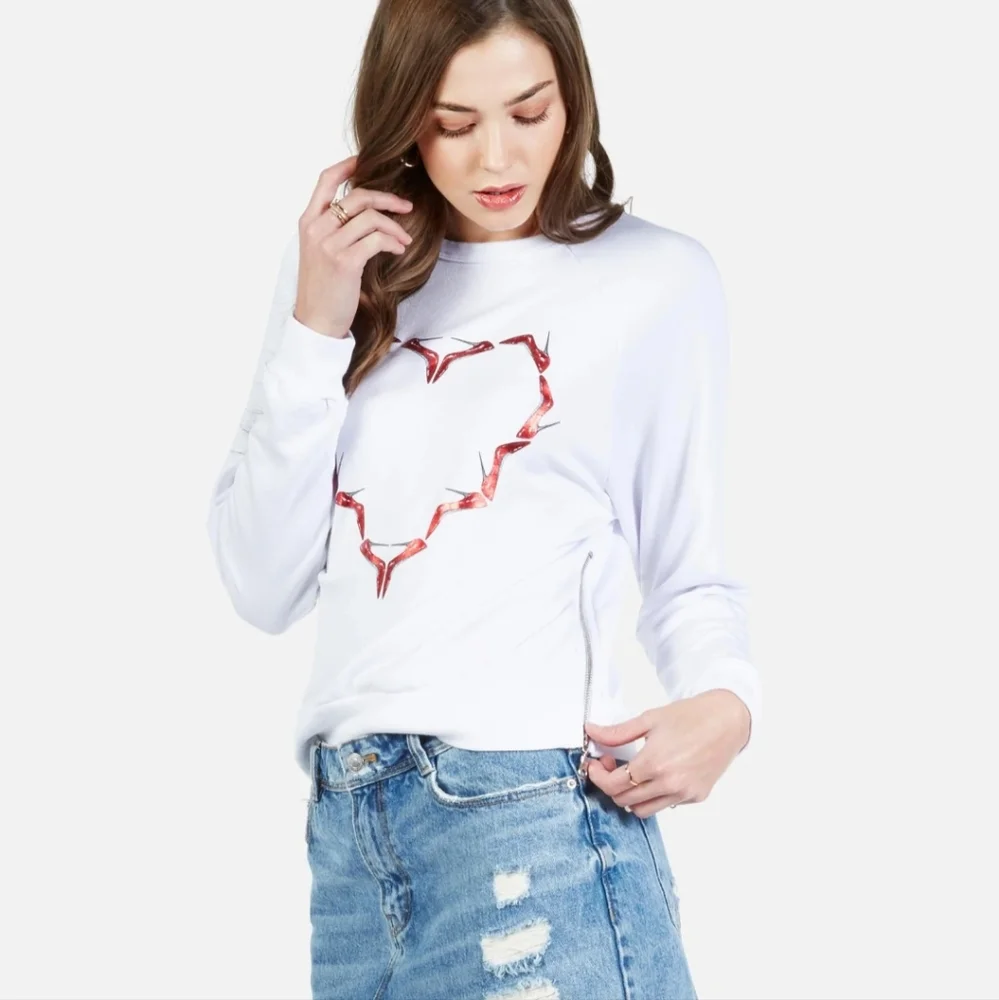 Lauren Moshi Zipper Tiana High Heel pullover - Picture 1 of 10